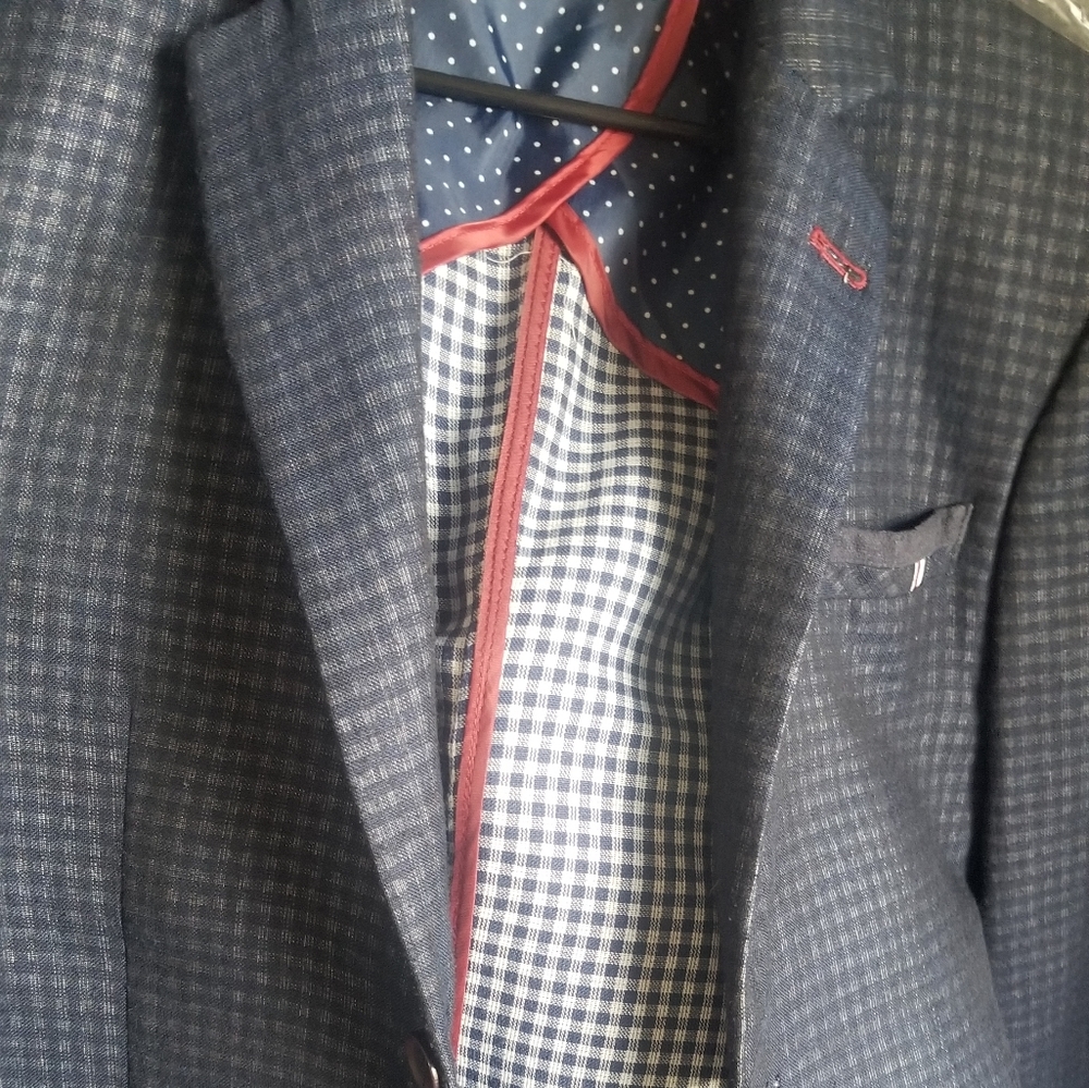 Black art sport jacket all weather very sharp navy blue 48